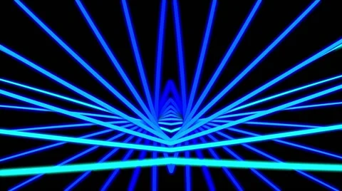 FluoVines 2 VJ Loop 11 Video stock 49761191