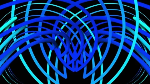 FluoVines 2 VJ Loop 17 Video stock 49760958