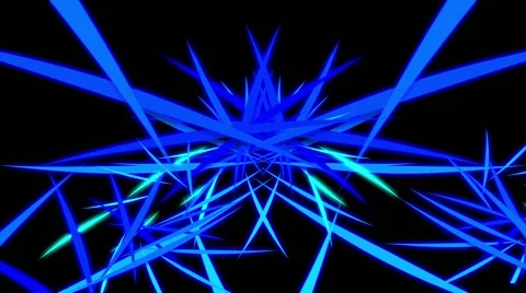 FluoVines 2 VJ Loop 8 Stock Footage 49761296