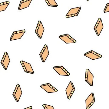 Flush door shutters vector seamless pattern Stock Illustration