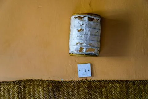 Flush mount wall lamp Foto stock