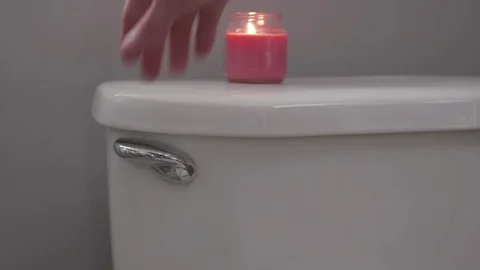 Candles Around A Bath Tub - Stock Video