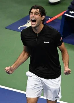  FLUSHING NY- SEPTEMBER 06: ** NO NY NEWSPAPERS** Taylor Fritz wins over F... Fotos Stock