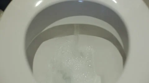 Flushing toilet Stock Footage 26647417