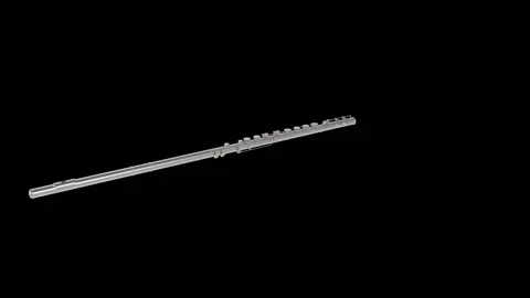 Flute. 3D Rotation 動画素材 122313052