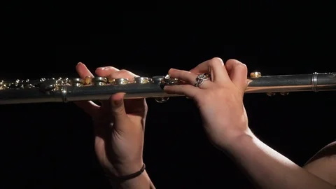 Flute Player Stock Footage 111927771