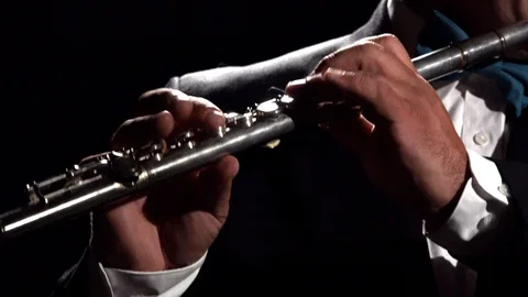 Flute Player Stock Footage 111930519