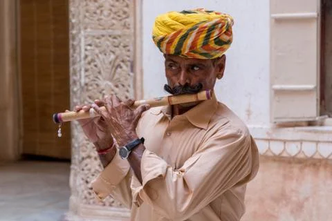 Flute player55 Stock Photos