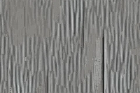 Fluted gray iron texture on a wall Stock Illustration