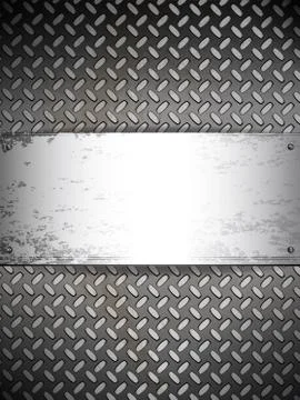 Fluted metal background. vector illustration Stock Illustration
