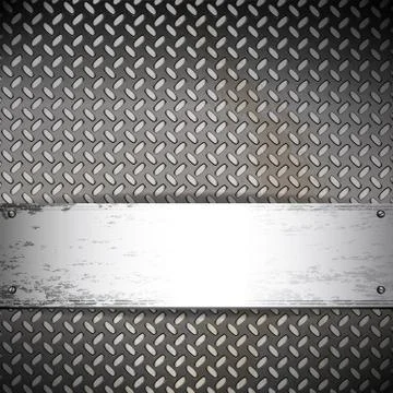 Fluted metal background. vector illustration Stock Illustration