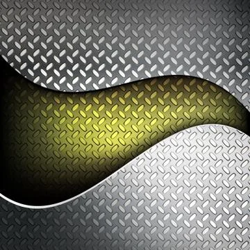 Fluted metal texture. vector illustration Stock Illustration