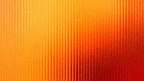 Fluted noisy abstract background in orange, red tones with vertical glass t.. Stock Illustration
