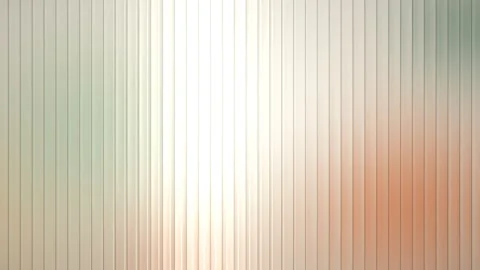 Fluted Reeded Glass Panel Refracting Soft Drifting Colors Seamless Loop Stockbeeldmateriaal 347526221