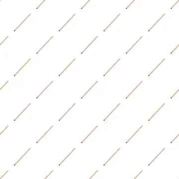 Flutes arranged in a repeating pattern on white background Stock Illustration