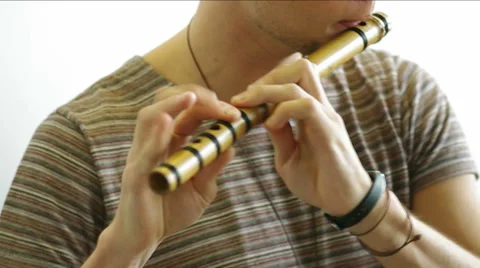 Fluting. Selective focus on hand. Stock Footage 49669755