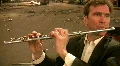 Flutist. HD Footage
