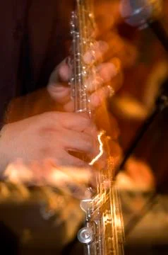Flutist Foto stock