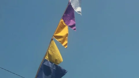 Fluttering cloth Stock Footage 202656570