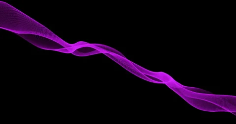 Fluttering colored flap on a black background 1 Stock Footage 306798239