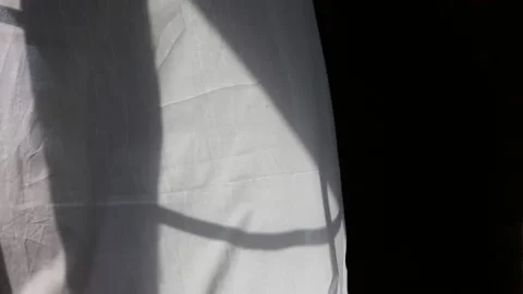 Fluttering curtains. Stock Footage 137045682