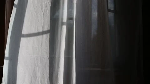 Fluttering curtains. Stock Footage 137045819