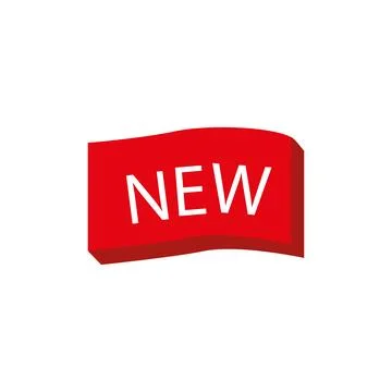 Fluttering emphasis NEW icon. Vector. Stock-Illustration