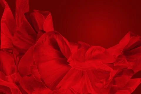 Fluttering silk textile Stock Photos