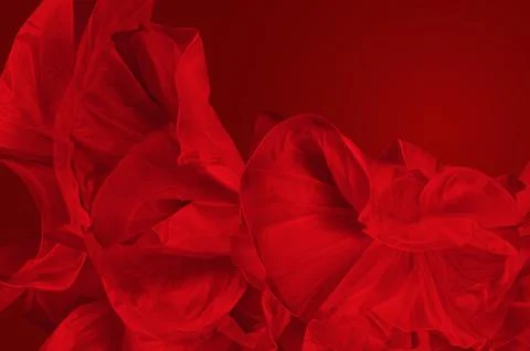 Fluttering silk textile Stock Photos