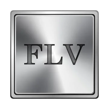 Flv icon Stock Illustration