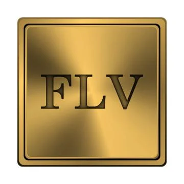 Flv icon Stock Illustration