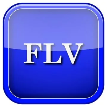 Flv icon Stock Illustration