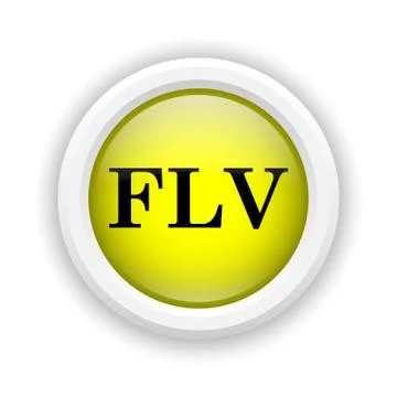 Flv icon Stock Illustration