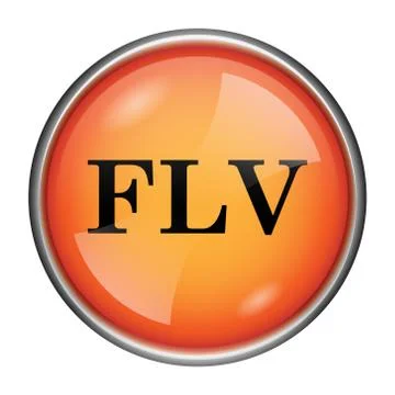 Flv icon Stock Illustration
