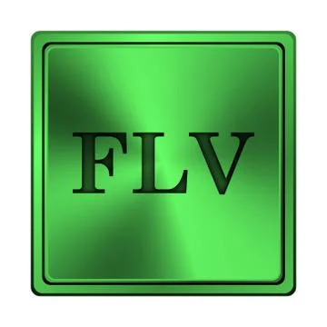 Flv icon Stock Illustration