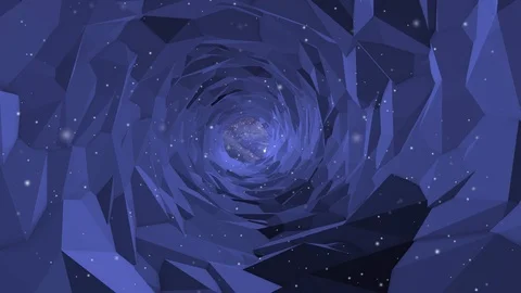 Fly in the 3d tunnel- abstract space Stock Footage 121480525