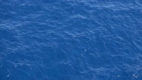 Fly above Blue ocean, Sailing Blue Sea 2 Stock-Footage 196748693