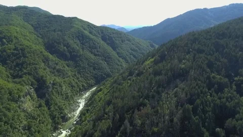Fly above the Mountins Stock Footage 168541412