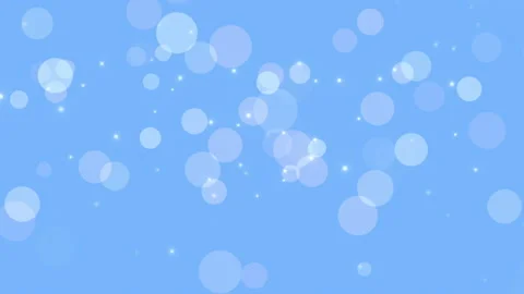 Fly abstract blue particles and round bokeh on shiny background 스톡 동영상 169598840