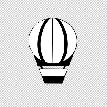 Fly aerostat Stock Illustration