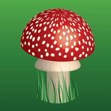 Fly-agaric Stock Illustration