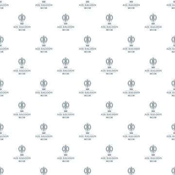 Fly air balloon pattern seamless Stock Illustration