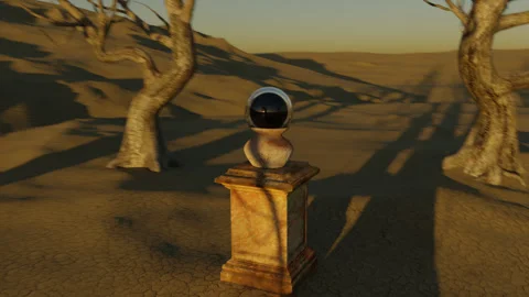 Fly Around Crystal Ball Stock Footage 249115026