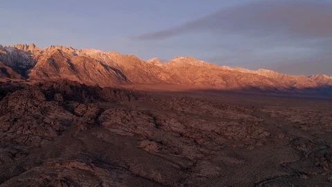 Fly Back Mountain Stock Footage 87557783