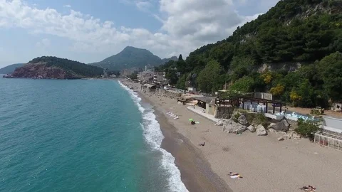 Fly beach Video stock 76525305