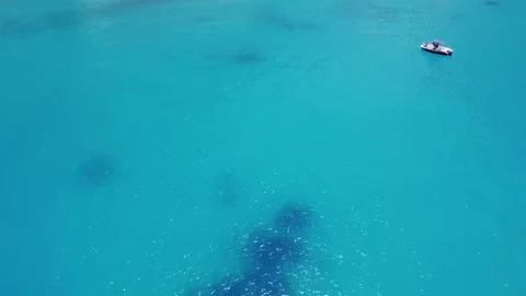 Fly to the beach on Zakynthos Stock Footage 172443878