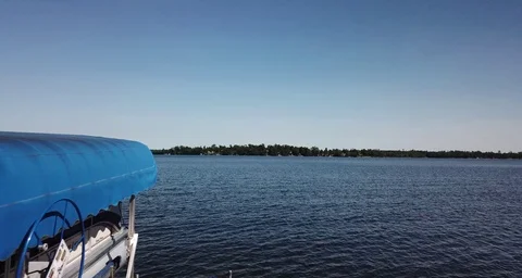 Fly off the boat ramp Stock Footage 95679706