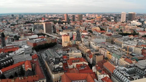 Fly up Bratislava Stock Footage 116014421