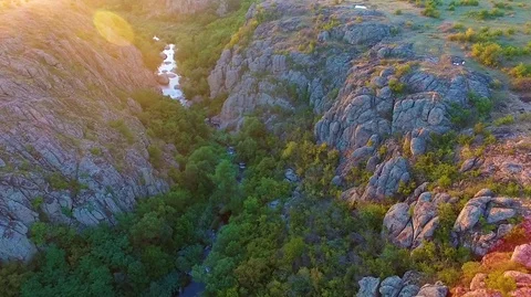 Fly canyon Stock Footage 85957998