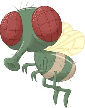 Fly cartoon Stock Illustration